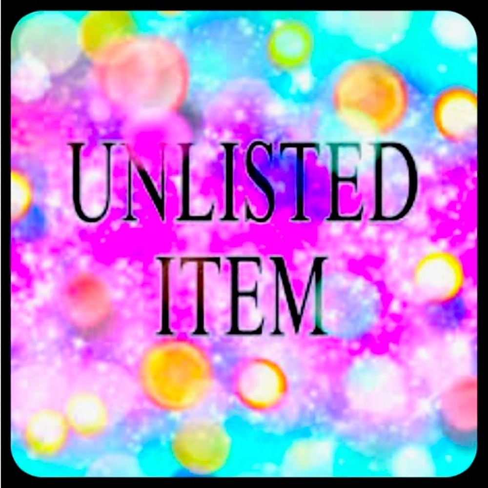 Unlisted items for live Posh show!